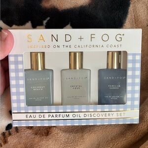 SAND + FOG COASTAL DISCOVERY PERFUME OIL SET OF 3 ROLLERBALLS (0.5 Fl oz/15 mL)